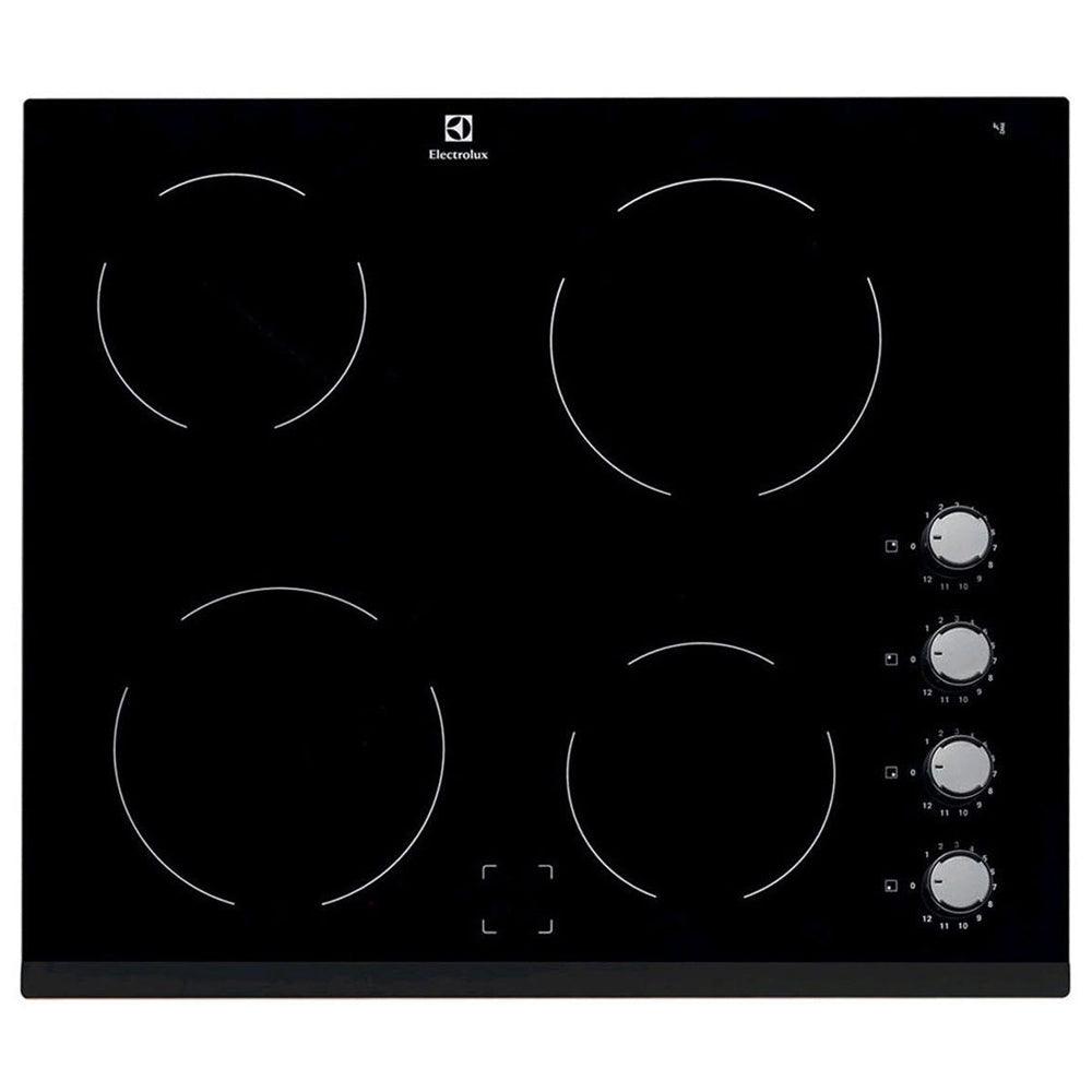 Electrolux 60CM 4 Zone Electric Kochfeld - Schwarz | EHF6140FOK