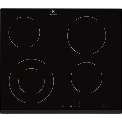 Electrolux 60CM 4 Zone Electric Kochfeld - Schwarz | EHF6241FOK