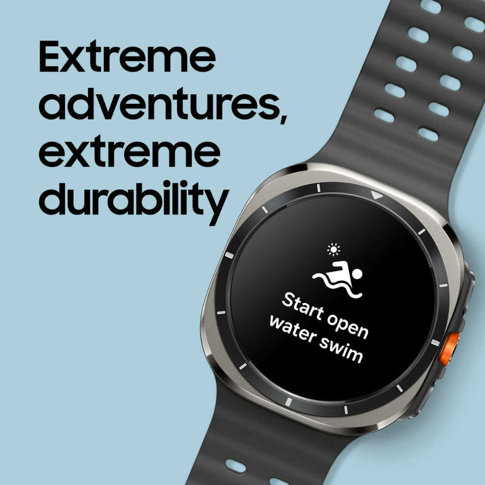 Samsung Galaxy Watch Ultra 47MM Smartwatch - Titan Silber | SM-L705FZTAEUA