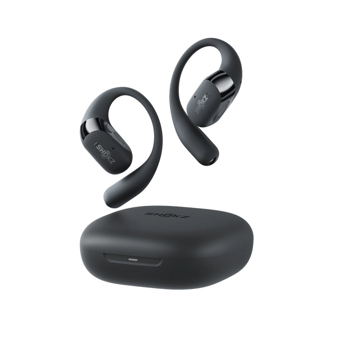 Shokz OpenFit 2+ Open-Ear Wireless Earbuds - Black | 38-T921-ST-BK