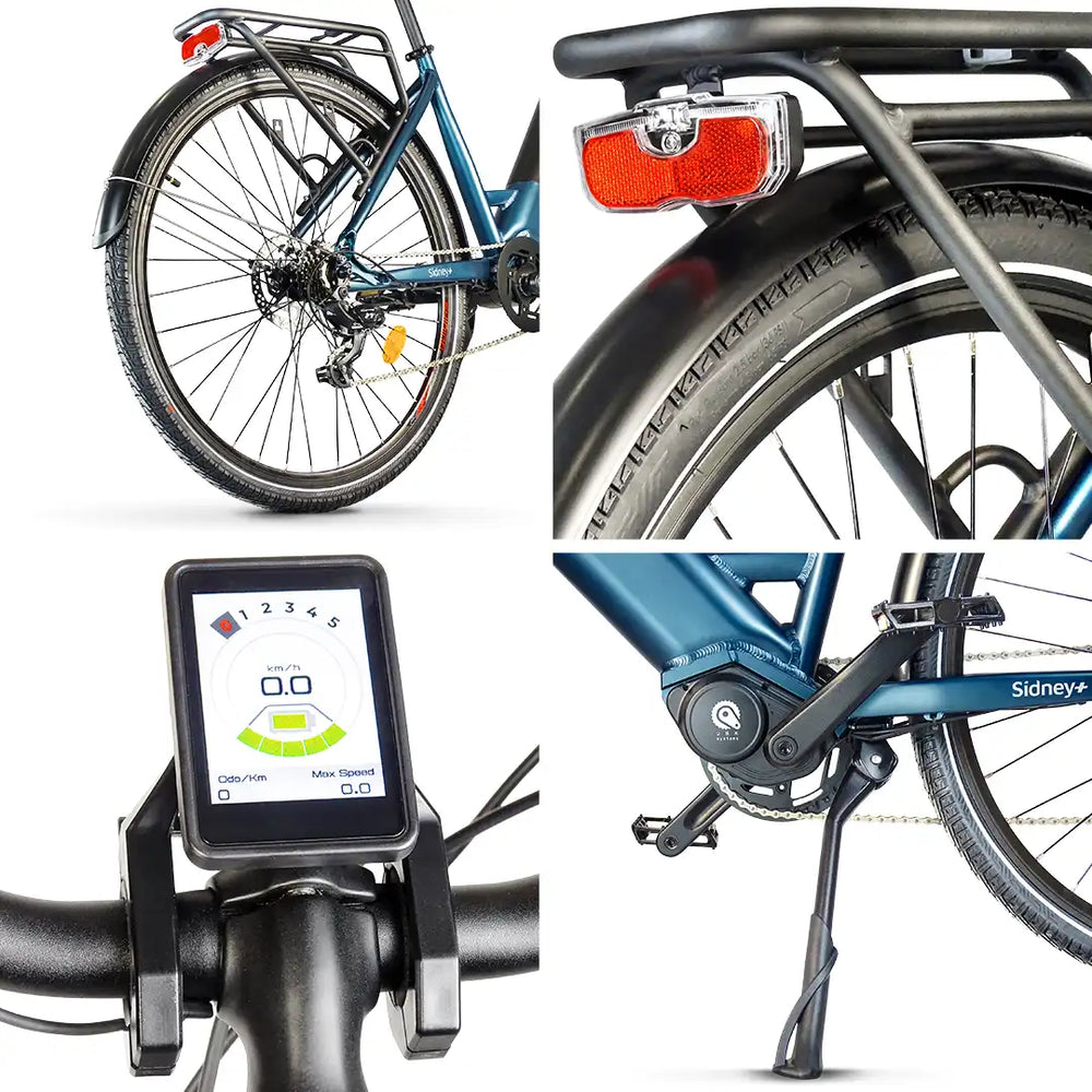 E-Stadtrad UrbanBiker Sidney PLUS Mittelmotor
