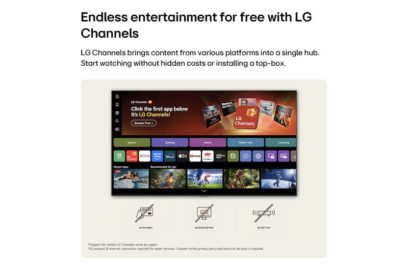 LG NU85 43" 4K Smart TV - Charcoal Schwarz | 43NU850B6LA.AEI