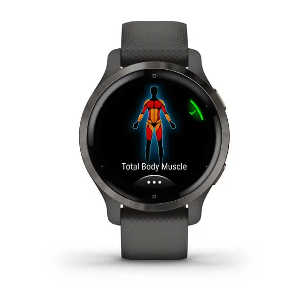 Garmin VenuÊ2S 40MM Smartwatch - Graphit | 49-GAR-010-02429-10