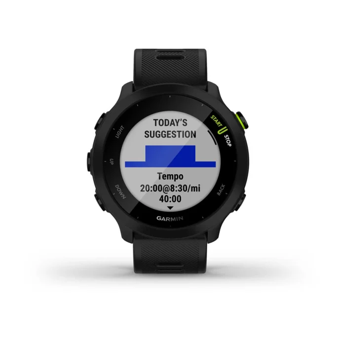 Garmin Forerunner 55 42MM Running Smartwatch - Schwarz | 49-GAR-010-02562-10