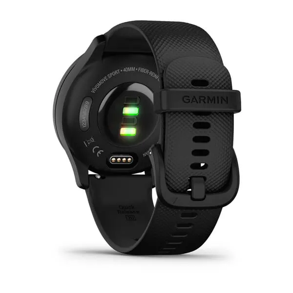 Garmin Vivomove Sport 40MM Smartwatch - Schwarz | 49-GAR-010-02566-00