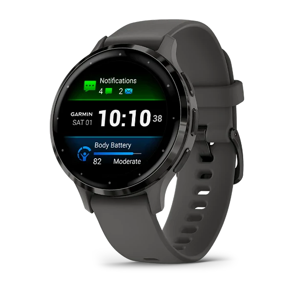 Garmin Venu 3S 41MM Smartwatch - Pebble Grau | 49-GAR-010-02785-00