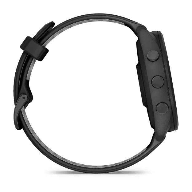 Garmin Forerunner 265 46MM Running Smartwatch - Schwarz & Powder Grau | 49-GAR-010-02810-10