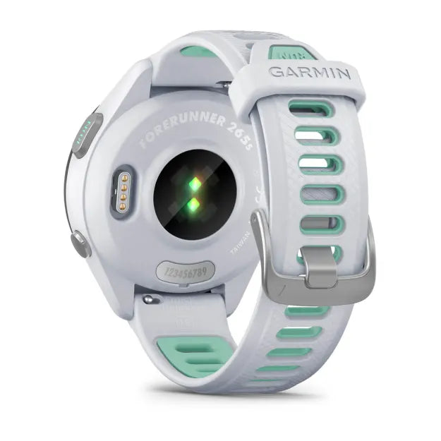 Garmin Forerunner 265S 42MM Running Smartwatch - Whitestone & Neo Tropick | 49-GAR-010-02810-14