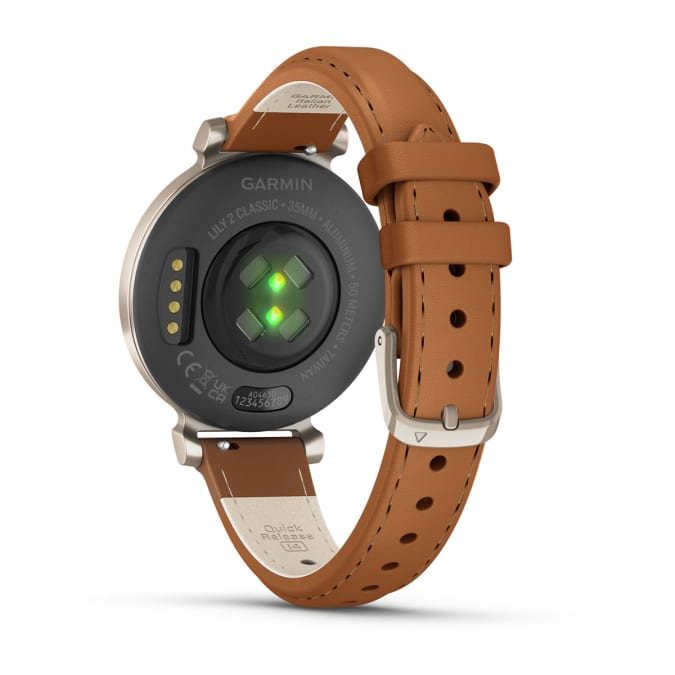 Garmin Lily 2 Classic Sport 35MM Bluetooth Smartwatch - Cream Gold | 49-GAR-010-02839-02