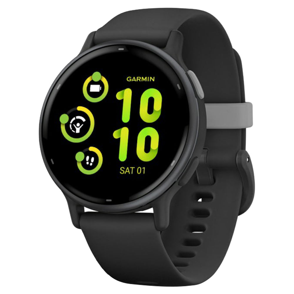 Garmin Vivoactive 5 42MM Smartwatch - Slate & Schwarz | 49-GAR-010-02862-10