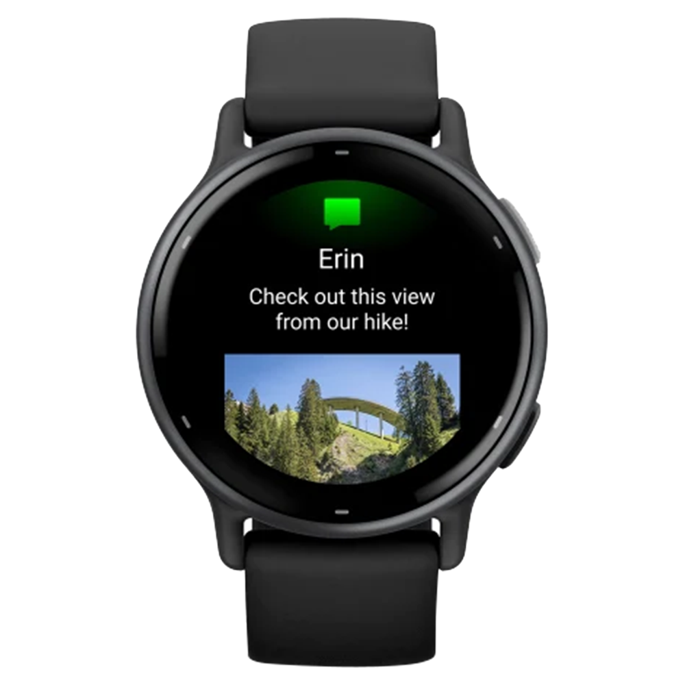 Garmin Vivoactive 5 42MM Smartwatch - Slate & Schwarz | 49-GAR-010-02862-10