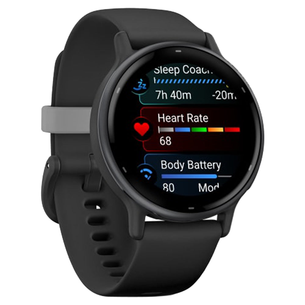 Garmin Vivoactive 5 42MM Smartwatch - Slate & Schwarz | 49-GAR-010-02862-10