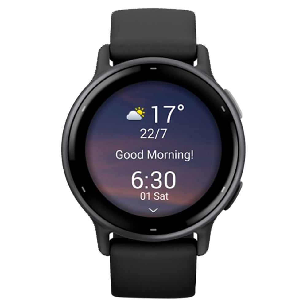 Garmin Vivoactive 5 42MM Smartwatch - Slate & Schwarz | 49-GAR-010-02862-10
