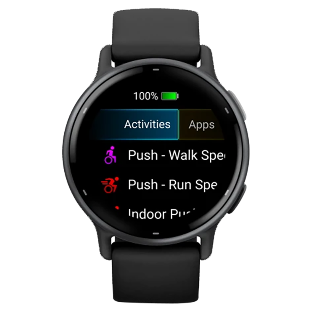Garmin Vivoactive 5 42MM Smartwatch - Slate & Schwarz | 49-GAR-010-02862-10