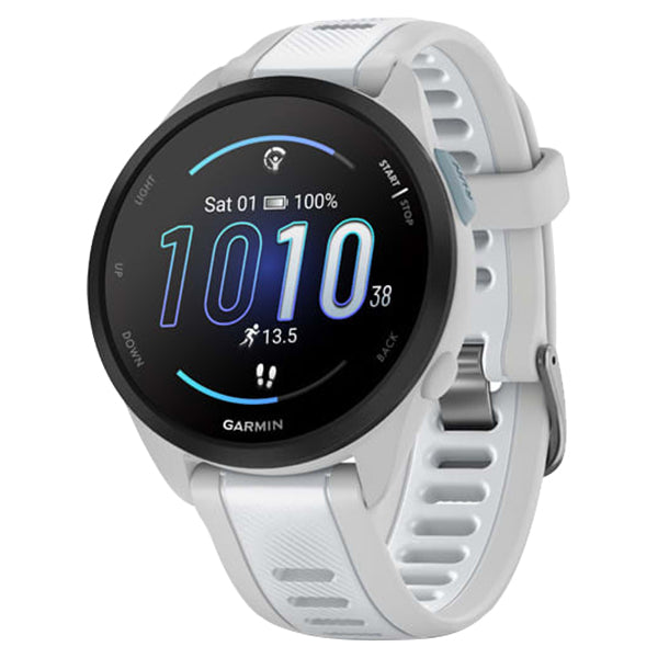 Garmin Forerunner 165 30MM Smartwatch - Mist Grau & Whitestone | 49-GAR-010-02863-21