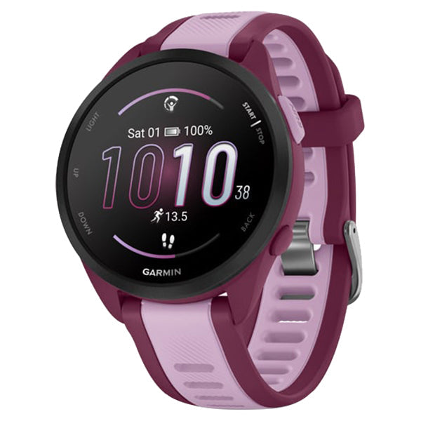 Garmin Forerunner 165 Music 30MM Smartwatch - Berry & Lilac | 49-GAR-010-02863-33