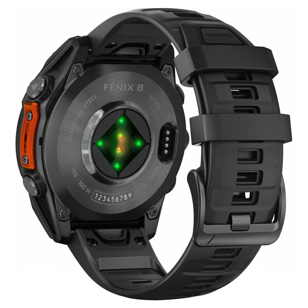 Garmin Fenix 8 47MM Smartwatch - Slate Grau & Schwarz | 49-GAR-010-02904-00