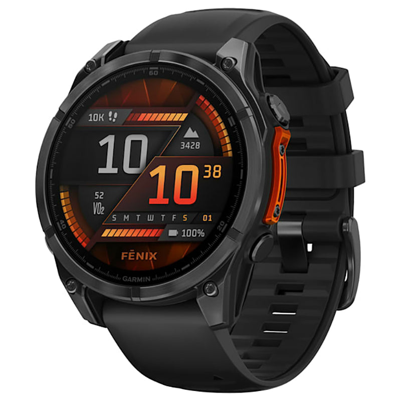 Garmin Fenix 8 47MM Smart Watch - Slate Grey & Black | 49-GAR-010-02904-00