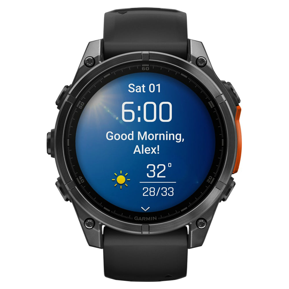 Garmin Fenix 8 47MM Smartwatch - Slate Grau & Schwarz | 49-GAR-010-02904-00