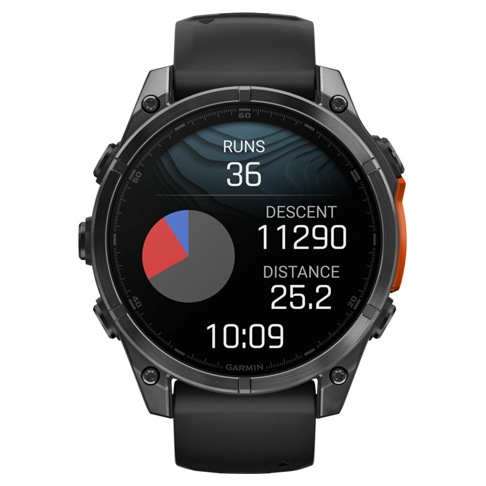 Garmin Fenix 8 47MM Smartwatch - Slate Grau & Schwarz | 49-GAR-010-02904-00
