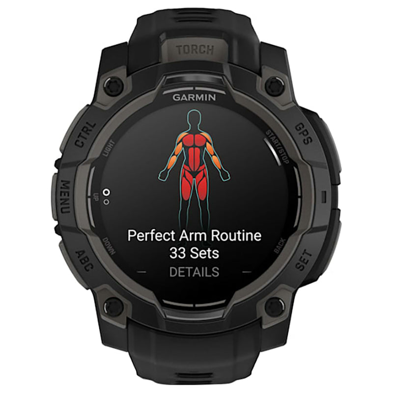 Garmin Instinct 3 45MM Smartwatch - Schwarz | 49-GAR-010-02936-00
