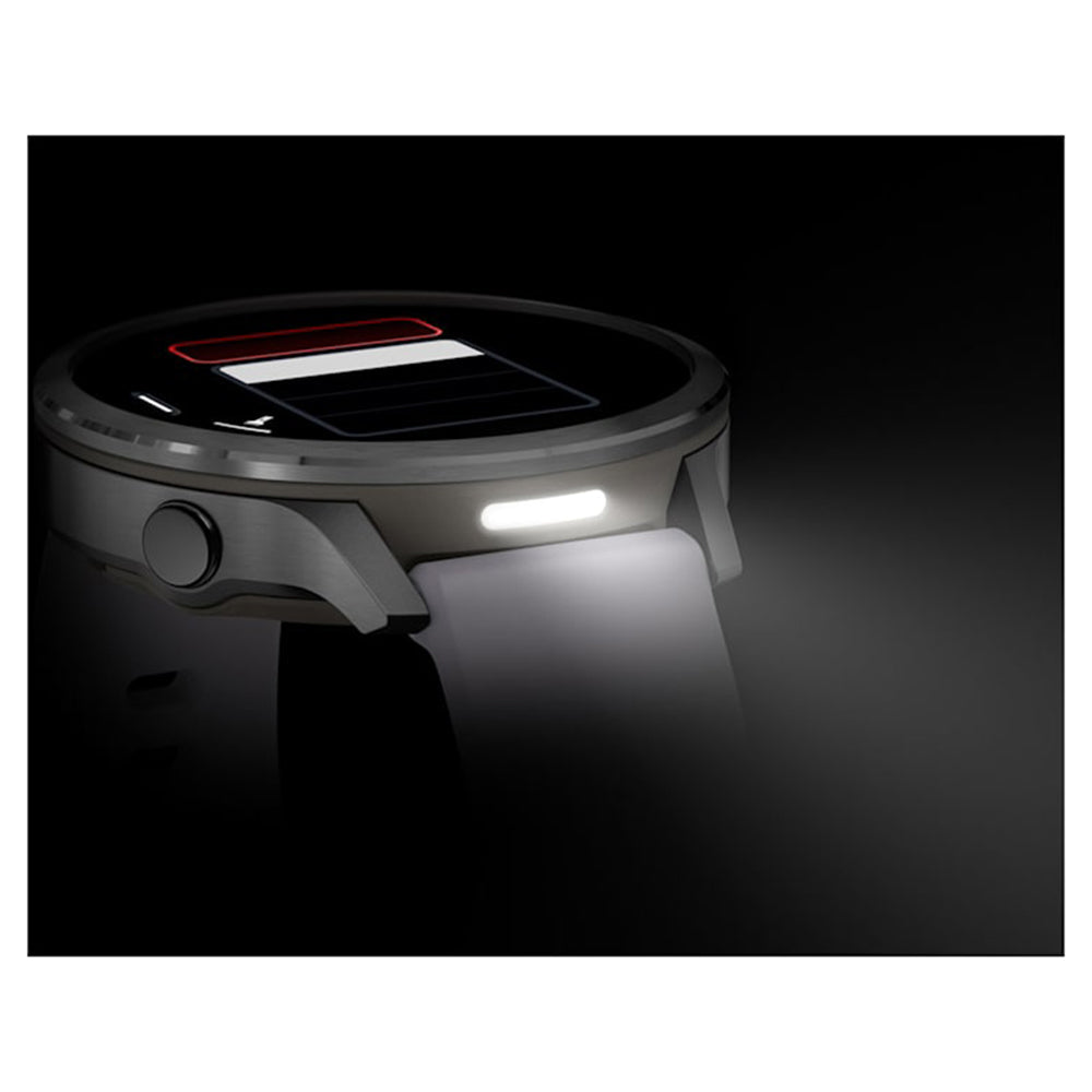 Garmin Venu 4 41MM Smartwatch mit Periwinkle Silicone Band - Silber | 49-GAR-010-03013-01
