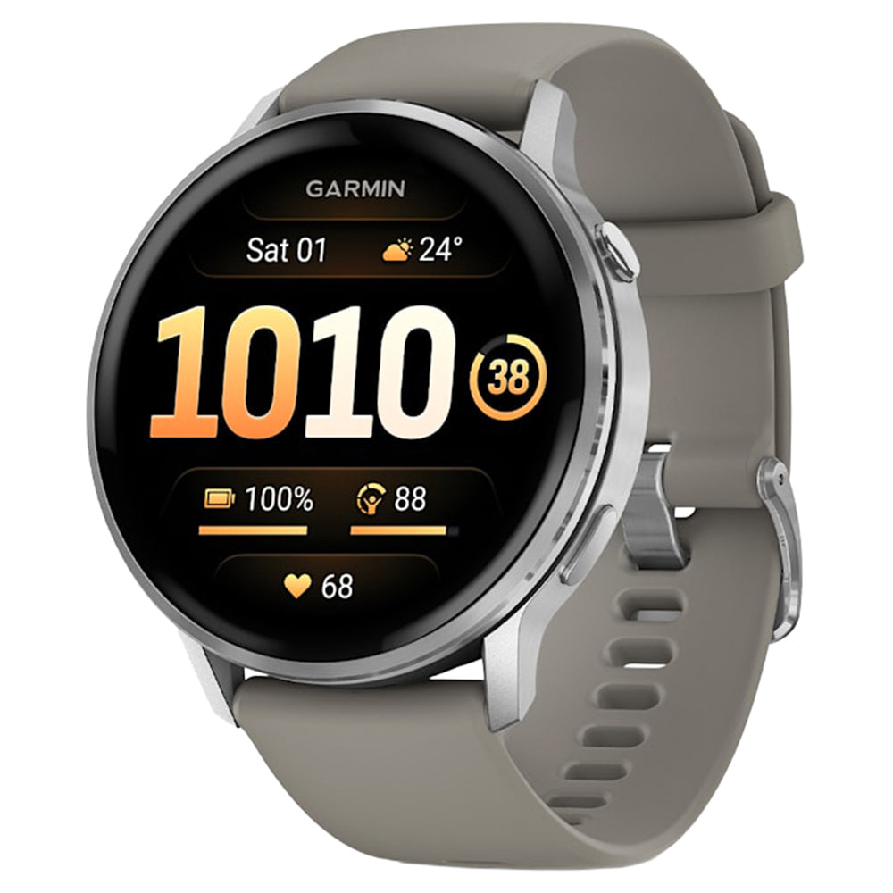 Garmin Venu 4 45MM Smart Watch - Silver | 49-GAR-010-03014-01