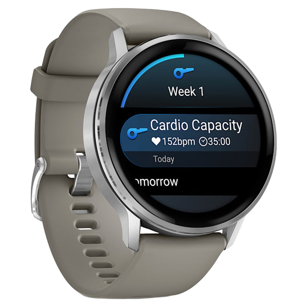 Garmin Venu 4 45MM Smartwatch - Silber | 49-GAR-010-03014-01