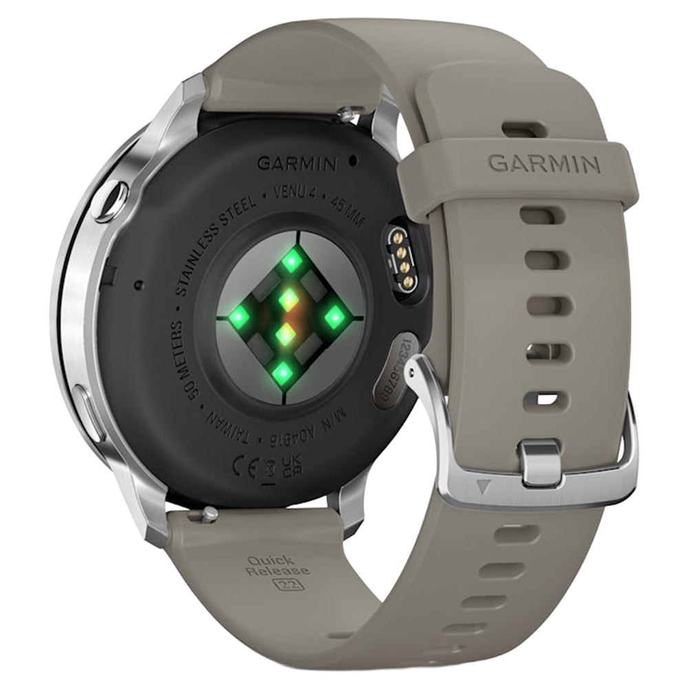 Garmin Venu 4 45MM Smartwatch - Silber | 49-GAR-010-03014-01