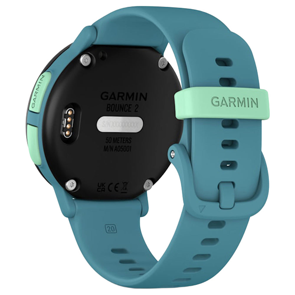 Garmin Bounce 2 43MM Kids Smartwatch - Turquoise | 49-GAR-010-03399-02