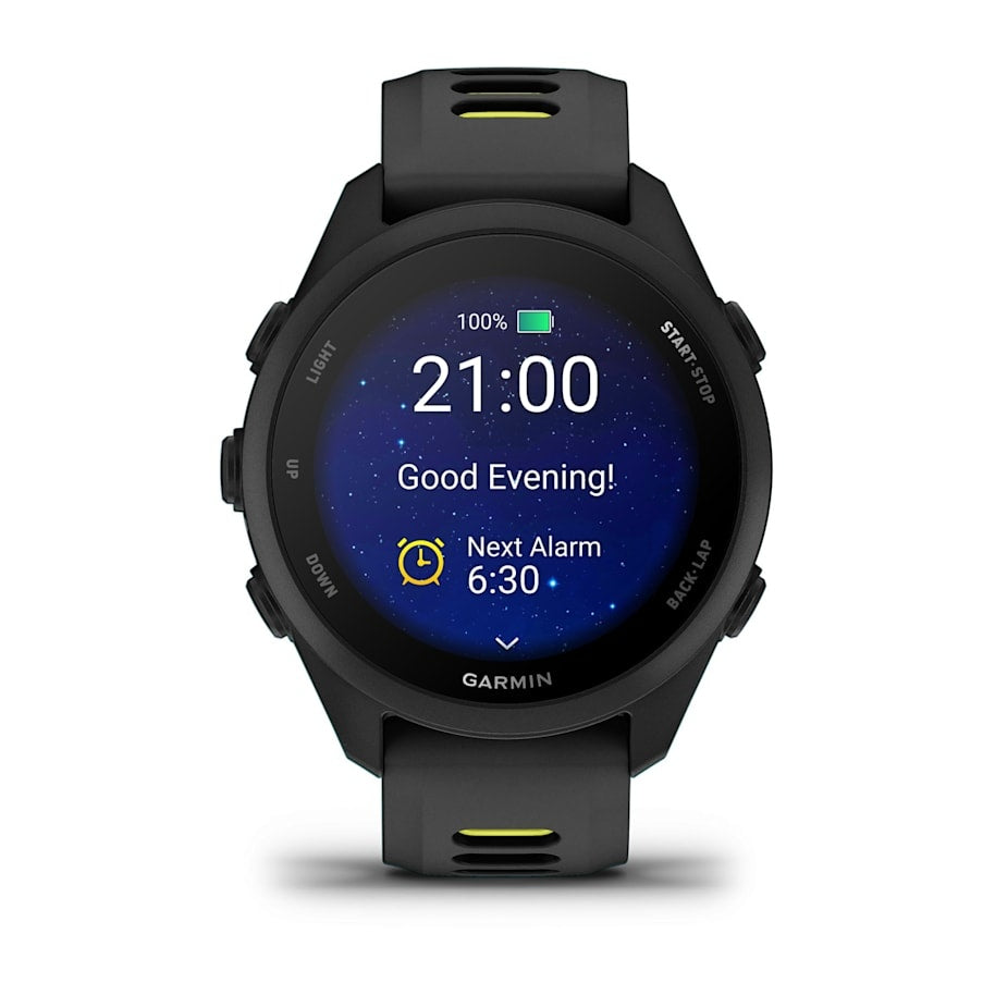 Garmin Forerunner 170 43MM Smartwatch - Schwarz & Amp Yellow | 49-GAR-010-03920-00
