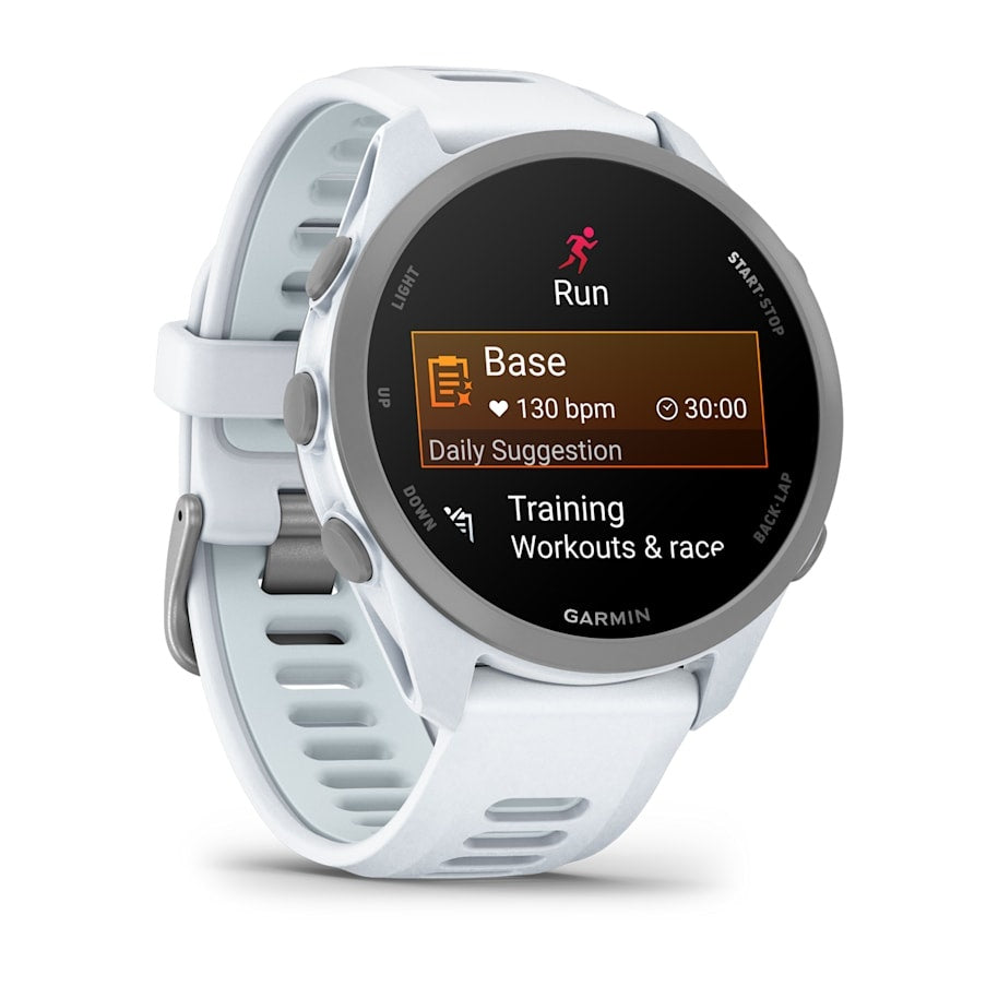 Garmin Forerunner 170 43MM Smartwatch - Whitestone & Cloud Blau | 49-GAR-010-03920-01