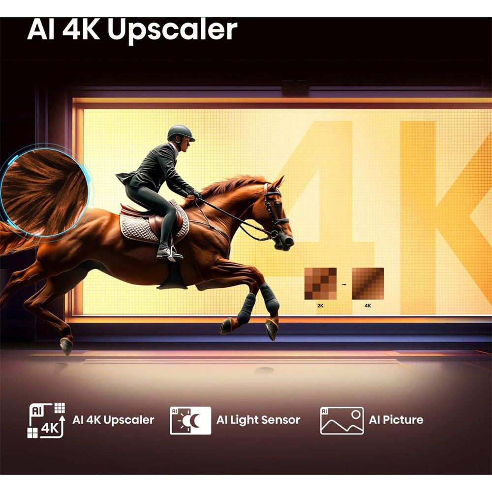 Hisense E7Q 50'' 4K Smart TV - Schwarz | 50E71Q