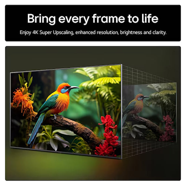 LG UA73 50" 4K Smart TV - Schwarz | 50UA73006LA.AEK