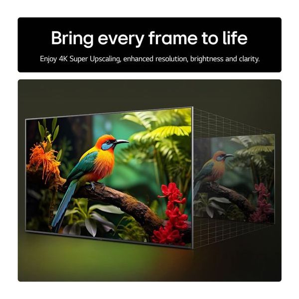 LG UA75 50" 4K Smart TV - Charcoal Schwarz | 50UA75006LA.AEK