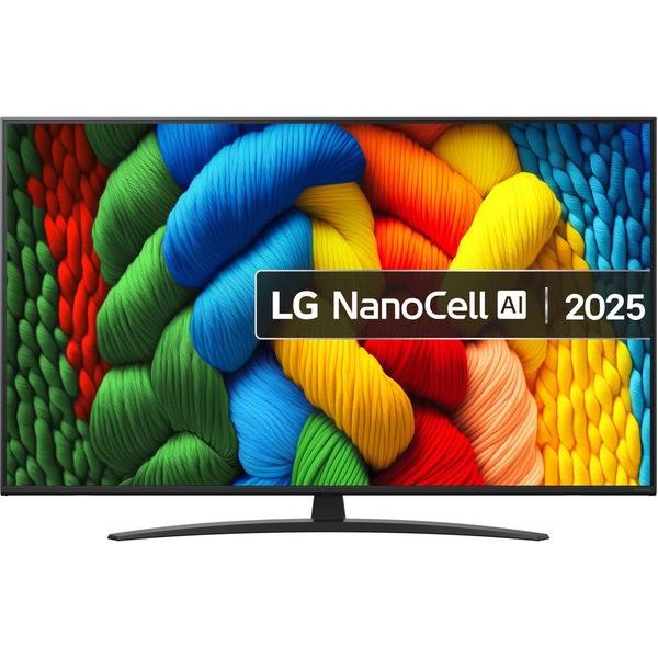 LG NANO81A NanoCell AI 55" 4K Smart TV - Charcoal Schwarz | 55NANO81A6A.AEK