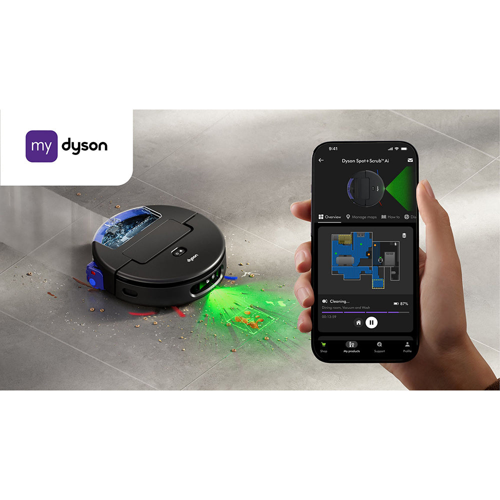 Dyson Spot+Scrub Ai Robot Staubsauger - Schwarz | 586180-01