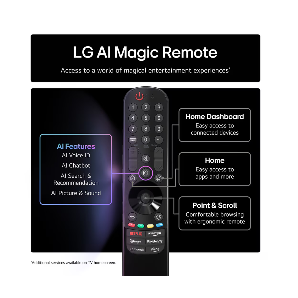 LG evo AI C5 65" 4K Smart TV  | OLED65C54LA.AEK
