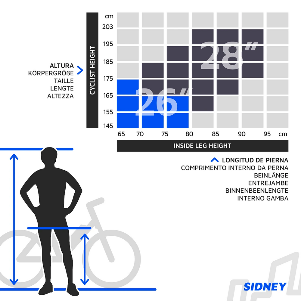 E-Stadtrad UrbanBiker Sidney PLUS Mittelmotor