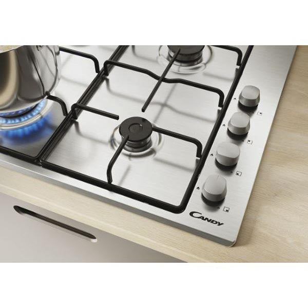 Candy Kochfeld Idea 60CM 4 Zones Wire Grids Gas Kochfeld - Edelstahl | CHW6LX