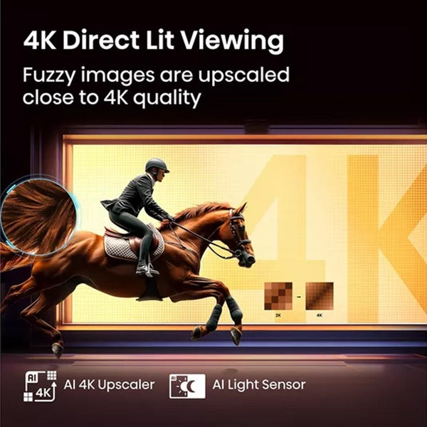 Hisense A6Q 65" 4K Smart TV - Schwarz | 65A61Q