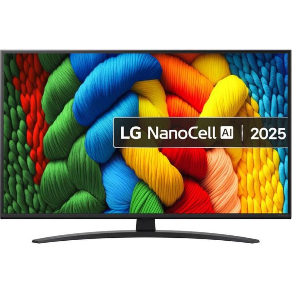 LG NanoCell AI NANO81 65" 4K Smart TV - Schwarz | 65NANO81A6A.AEK