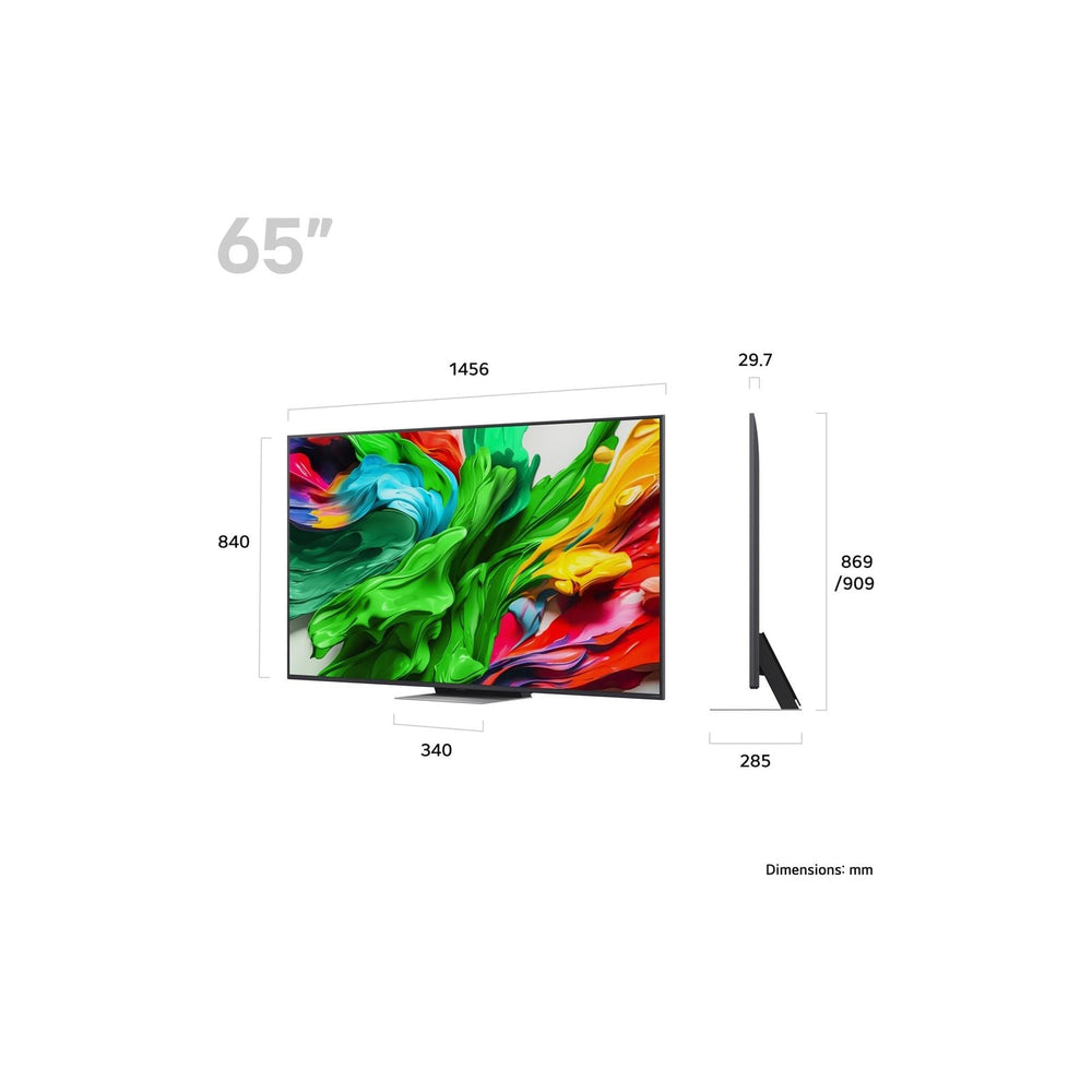 LG evo AI QNED87 65" 4K Smart TV | 65QNED87A6B.AEK
