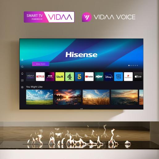 Hisense U6N 65" 4K Smart TV - Schwarz & Dark Grau | 65U61NQ