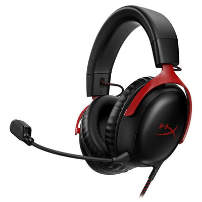 HyperX Cloud III Over-Ear Gaming-Headset - Schwarz & Rot | 727A9AA