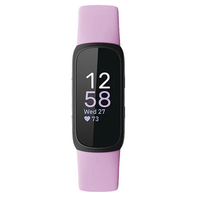 Fitbit Inspire 3 Health & Fitness Smartwatch - Schwarz & Lilac Bliss | 79-FB424BKLV