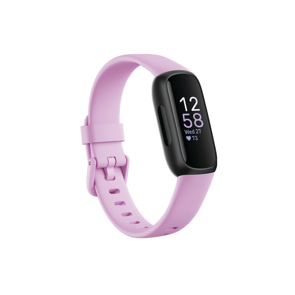 Fitbit Inspire 3 Health & Fitness Smartwatch - Schwarz & Lilac Bliss | 79-FB424BKLV