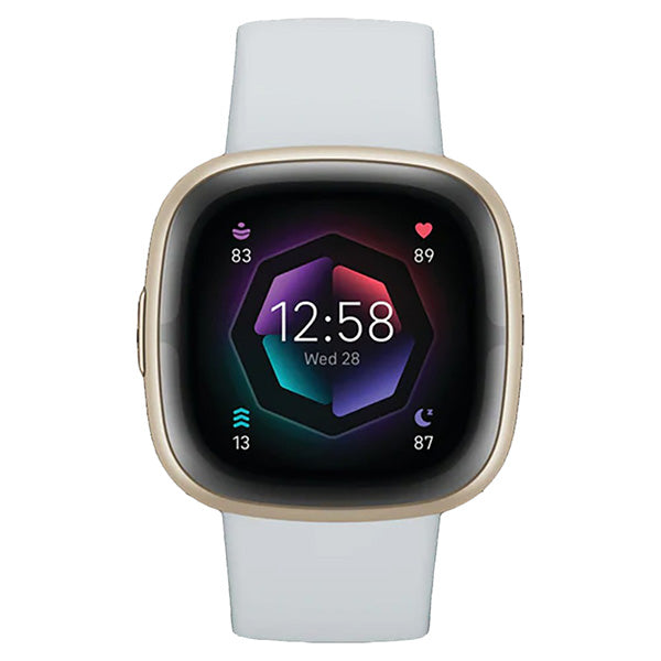 Fitbit Sense 2 Health & Fitness Smartwatch - Blau Mist & Soft Gold | 79-FB521GLBM