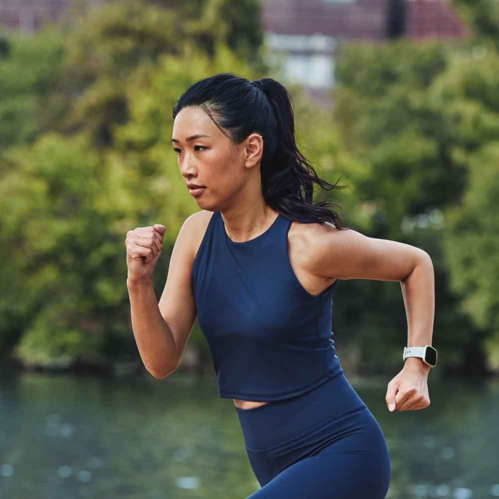 Fitbit Sense 2 Health & Fitness Smartwatch - Blau Mist & Soft Gold | 79-FB521GLBM