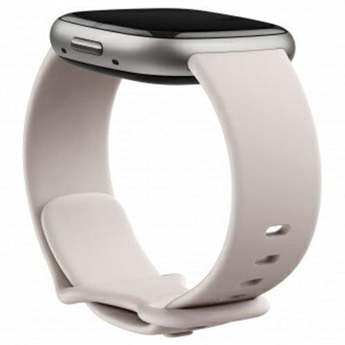 Fitbit Sense 2 Health & Fitness Smartwatch - Lunar Weiß & Platinum | 79-FB521SRWT